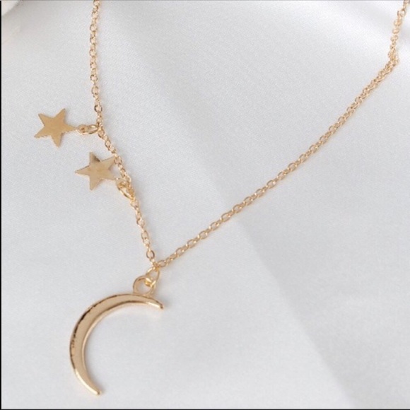 2 left! ⭐️ Star 🌛and Moon Necklace - Picture 2 of 3